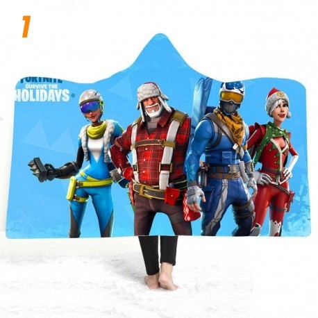 3D printed plush fortnite fleece blanket for kids