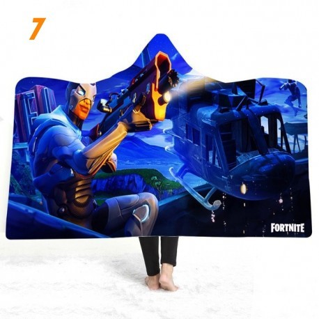 couverture polaire fortnite en peluche imprimée 3D pour enfants