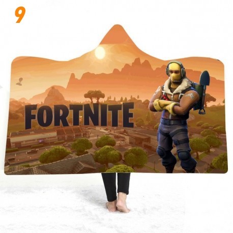 3D printed plush fortnite fleece blanket for kids