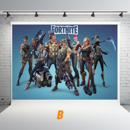 Anniversaire Fortnite decoration  mural