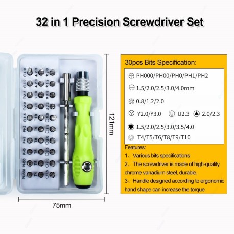 Valise outils professionnels reparation smartphone 48 en 1