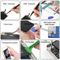 Malet&iacute;n con 48 herramientas profesionales en 1 para reparar smartphones