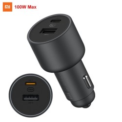 Cargador de coche original Xiaomi, carga rápida, 100 W, máx. 18 W Xiaomi, CC07ZM