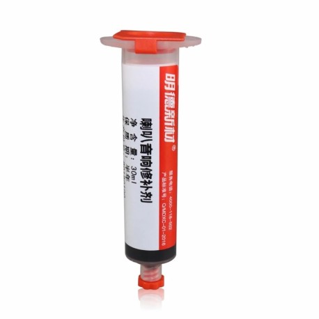 Réparation du haut-parleur colle mousse noir