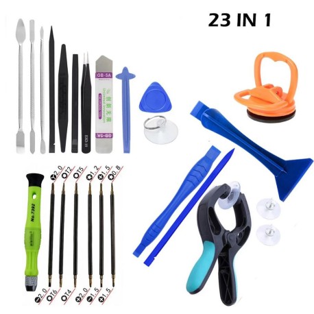 Kit de reparación para teléfonos y smartphones profesionales 23 en 1