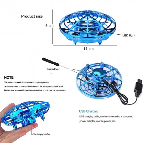 Fly Drone giratorio volador con piloto automático y sin mando