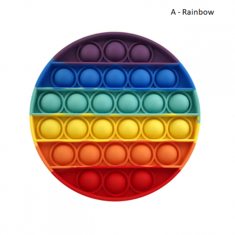 Pop Fidget – jouet anti-Stress pour adultes et enfants, anti-Stress, arc-en-ciel, livraison gratuiteBR07273