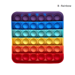 Pop Fidget - juguete antiestr&eacute;s para adultos y ni&ntilde;os, arco iris, entrega gratuitaBR07273