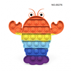 Pop Fidget &ndash; jouet anti-Stress pour adultes et enfants, anti-Stress, arc-en-ciel, livraison gratuiteBR07273