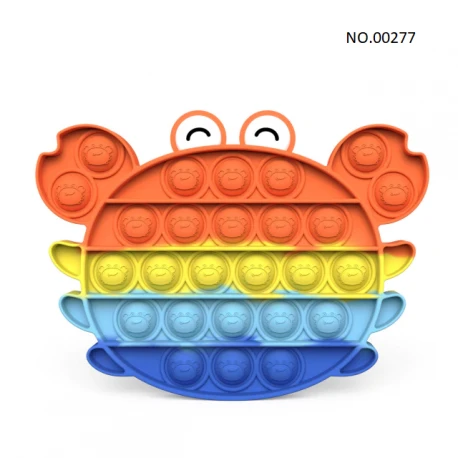 Pop Fidget – jouet anti-Stress pour adultes et enfants, anti-Stress, arc-en-ciel, livraison gratuiteBR07273