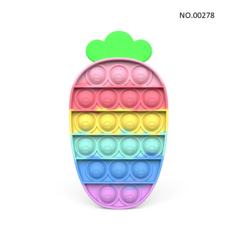 Pop Fidget - juguete antiestrés para adultos y niños, arco iris, entrega gratuitaBR07273