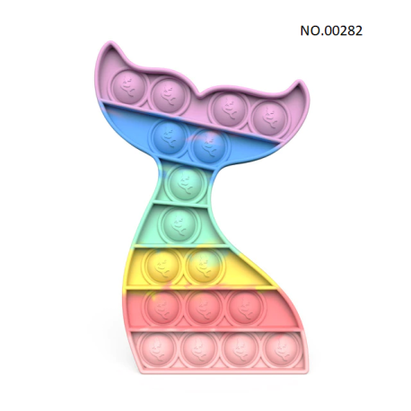 Pop Fidget - juguete antiestrés para adultos y niños, arco iris, entrega gratuitaBR07273