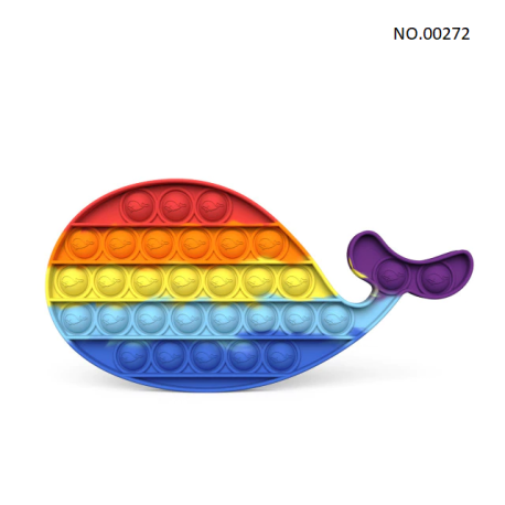 Pop Fidget - juguete antiestrés para adultos y niños, arco iris, entrega gratuitaBR07273