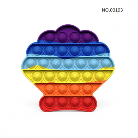 Pop Fidget – jouet anti-Stress pour adultes et enfants, anti-Stress, arc-en-ciel, livraison gratuiteBR07273