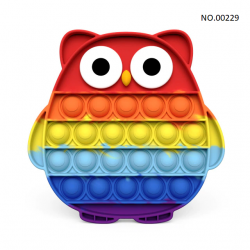 Pop Fidget &ndash; jouet anti-Stress pour adultes et enfants, anti-Stress, arc-en-ciel, livraison gratuiteBR07273