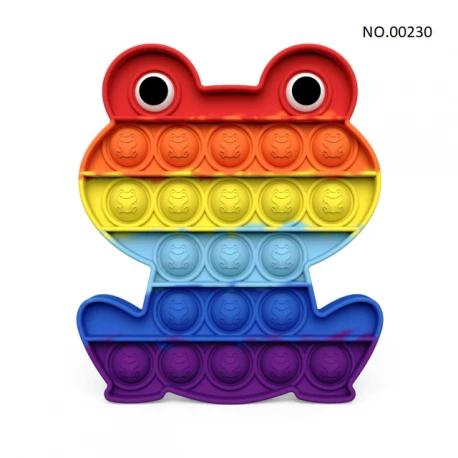 Pop Fidget – jouet anti-Stress pour adultes et enfants, anti-Stress, arc-en-ciel, livraison gratuiteBR07273
