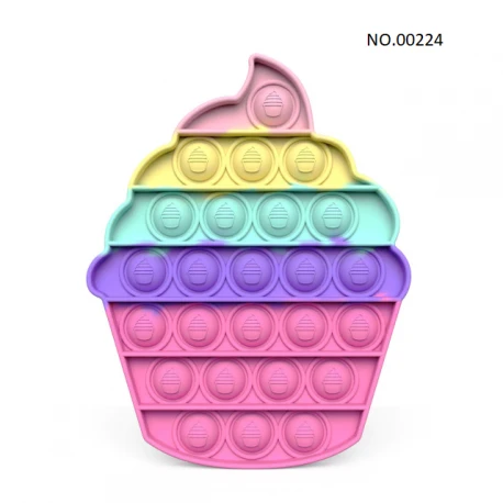 Pop Fidget – jouet anti-Stress pour adultes et enfants, anti-Stress, arc-en-ciel, livraison gratuiteBR07273