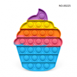 Pop Fidget &ndash; jouet anti-Stress pour adultes et enfants, anti-Stress, arc-en-ciel, livraison gratuiteBR07273