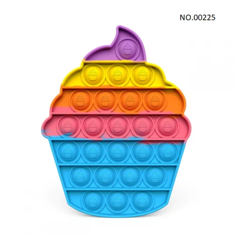 Pop Fidget – jouet anti-Stress pour adultes et enfants, anti-Stress, arc-en-ciel, livraison gratuiteBR07273