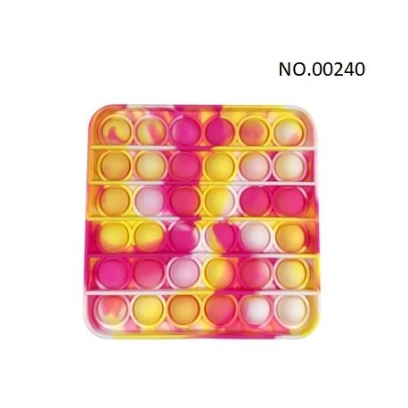 pop it fidget toy  adultes et enfants, anti-Stress, arc-en-ciel,