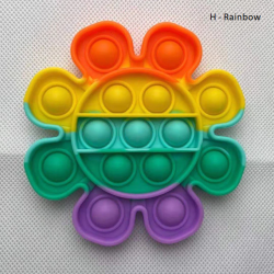 Pop Fidget - juguete antiestr&eacute;s para adultos y ni&ntilde;os, arco iris, entrega gratuitaBR07273