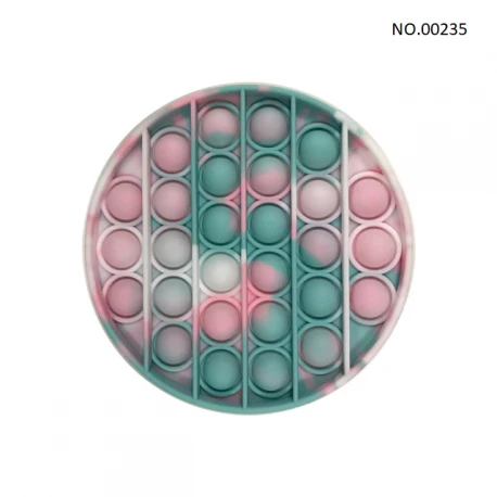 pop it fidget toy  adultes et enfants, anti-Stress, arc-en-ciel,