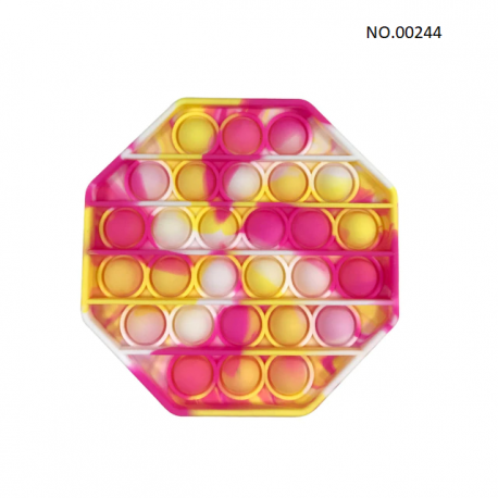 pop it fidget toy  adultes et enfants, anti-Stress, arc-en-ciel,