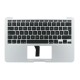 Clavier top case Macbook Air A1465 d'origine, clavier français rétro-éclairé