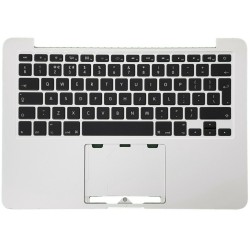 Laoptop - cubierta superior para Macbook Pro A1502, 2015 original, con teclado retroiluminado, alemán, francés, danés, español