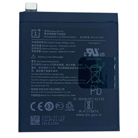 reparación de la batería OnePlus 7T