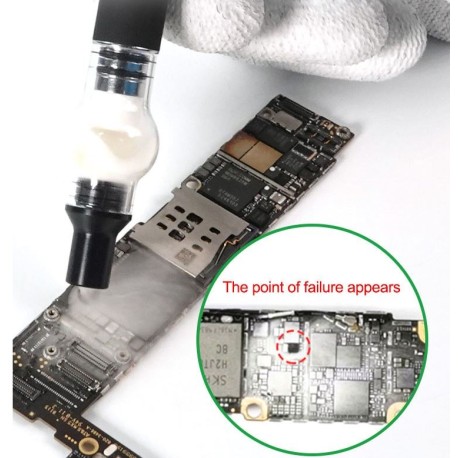 Détecteur de court-Circuit colophane pour carte mère, batterie intégrée