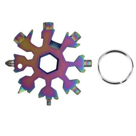 Clé multifonction flocon de neige