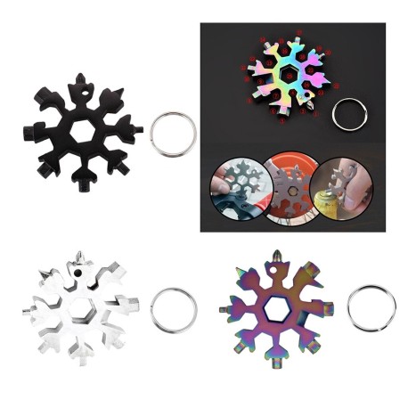 Clé multifonction flocon de neige