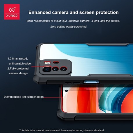 Redmi Note 10 Pro case, Redmi Note 10 Pro 5G shockproof protective case