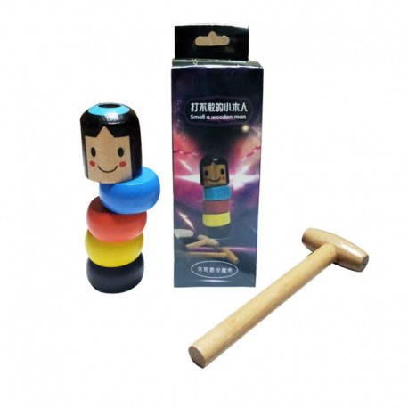 Juguete: el hombre de madera irrompible, juegos de magia