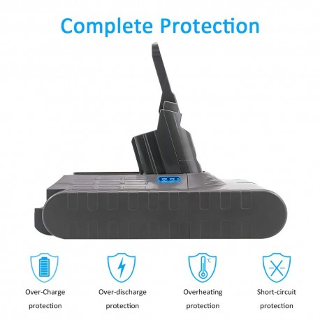 Dyson V8 4500 Mah battery for Dyson vacuum cleaner