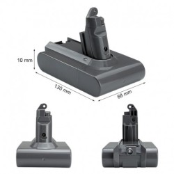 Batterie Dyson V6, 21.6V, 3500 Mah pour aspirateur Dyson