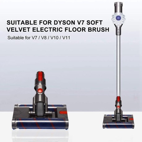 Brosse double rouleau pour aspirateur Dyson V7, V8, V10, V11