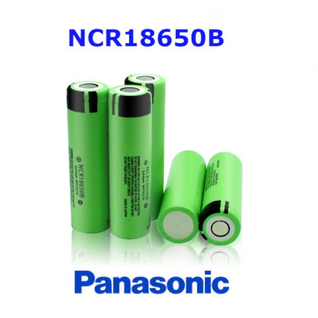 Panasonic - batería recargable Li-Ion 3400, 100% mAh, 3,7, 18650 V, original