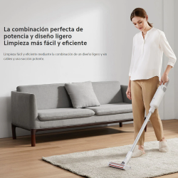Xiaomi Mijia - aspirador ligero, 17kpa de succi&oacute;n, filtrado en 3 etapas, 45 Minutos de duraci&oacute;n de la bater&iacute;a, 1,2kg, co