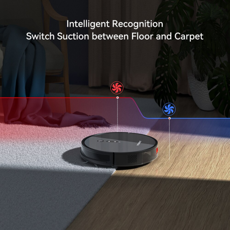 4000 Pa aspirateur humide et sec Robot navigation visuelle balayeuse appareil ménager intelligent sol et tapis vadrouille lavage