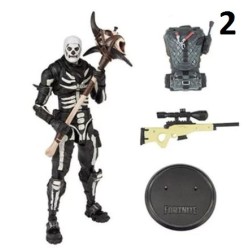 Set de figuras de acci&oacute;n de Fortnite de 20 cm, modelo Raptor Black Knight, figuras de acci&oacute;n, figuras, juegos, juguetes para ni&ntilde;os