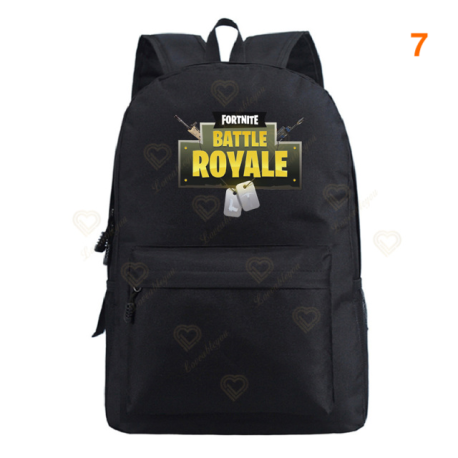 Fortnite – sac à dos Battle Royale pour adolescents, rose, bleu, noir, blanc, pour l&39école, capacité ordinateur, voyage, ordin