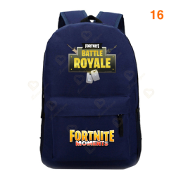 Fortnite - Battle Royale mochila para adolescentes, rosa, azul, negro, blanco, para la escuela, la capacidad del ordenador, viajes, port&aacute;til
