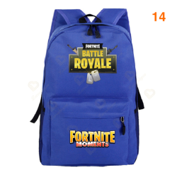Fortnite - Battle Royale mochila para adolescentes, rosa, azul, negro, blanco, para la escuela, la capacidad del ordenador, viajes, port&aacute;til