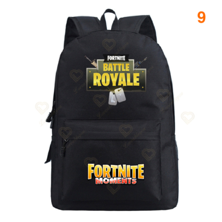 Fortnite – sac à dos Battle Royale pour adolescents, rose, bleu, noir, blanc, pour l&39école, capacité ordinateur, voyage, ordin