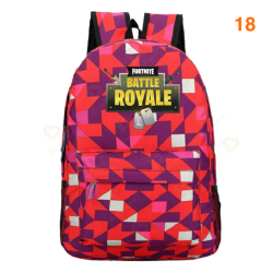 Fortnite - Battle Royale mochila para adolescentes, rosa, azul, negro, blanco, para la escuela, la capacidad del ordenador, viajes, port&aacute;til