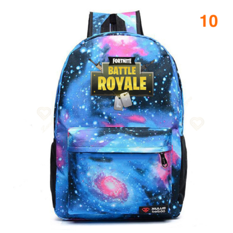 Fortnite – sac à dos Battle Royale pour adolescents, rose, bleu, noir, blanc, pour l&39école, capacité ordinateur, voyage, ordin