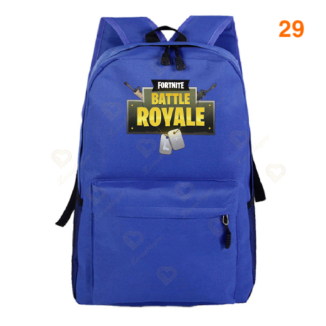 Fortnite – sac à dos Battle Royale pour adolescents, rose, bleu, noir, blanc, pour l&39école, capacité ordinateur, voyage, ordin