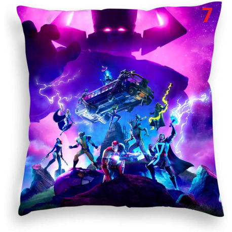 funda de cojín estampada fortnite